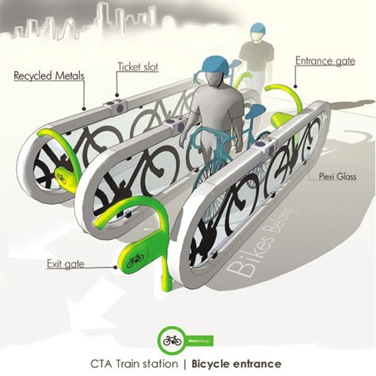 سیستمی برای استفاده آسان از دوچرخه در مترو