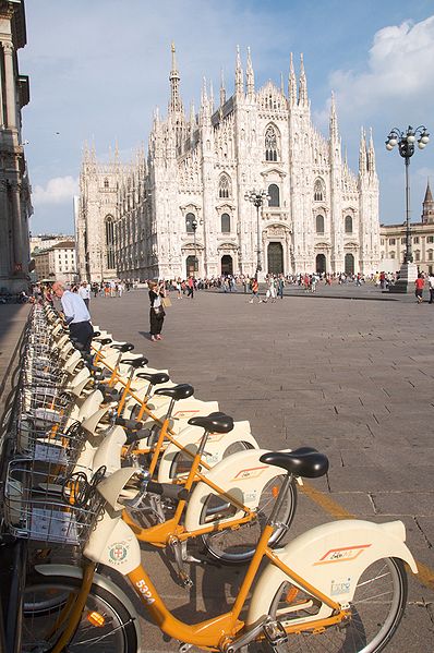 سیستم اشتراک دوچرخه در میلان