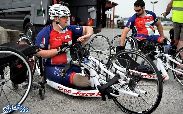 دوچرخه ای ویژه معلولین جسمی!