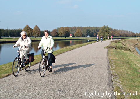 آمار دوچرخه سواری بین افراد مسن در هلند