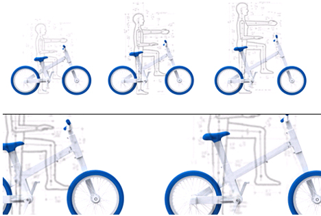 دوچرخه ای با ابعاد متغیر