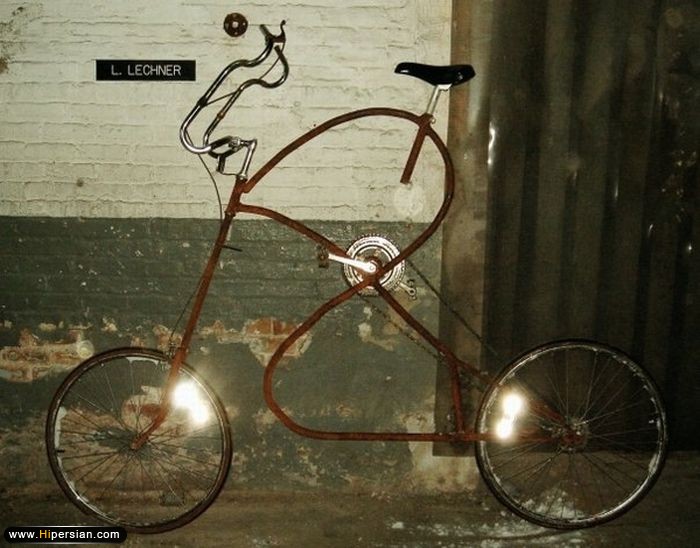 تصاویری از عجیب ترین دوچرخه های جهان 3