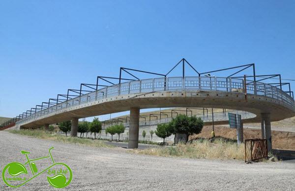 پل سلامت اولین روگذر دوچرخه در قزوین است
